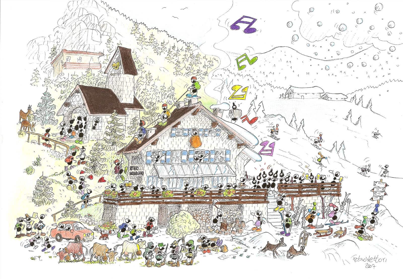 Rifugio Lancia Alpe Pozza Monte Pasubio · Fabio Vettori